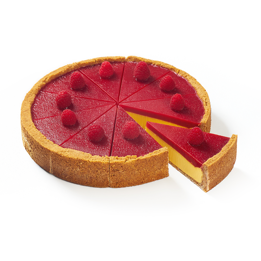 Torta Cheesecake al Forno ai Lamponi - 10 maxi slices - immagine 3